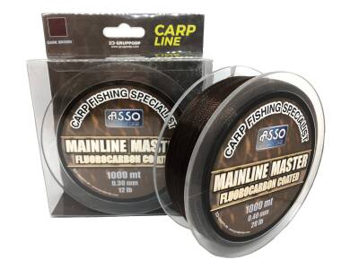 Asso Mainline Master Carp FC COATED 1.000mt Carp Line Dark Brown - ASSO