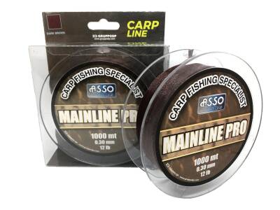 Asso Mainline Pro Special Carp Fishing Line 1.000mt Dark Brown - ASSO