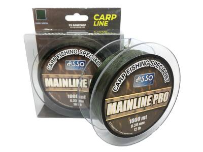 Asso Mainline Pro Special Carp Fishing Line 1.000mt Dark Green - ASSO
