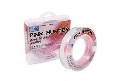Asso Pink Hunter Surf FC COATED Visible Line 300mt - ASSO