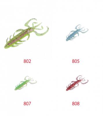 Balzer 13626 Shirasu Mad Crab 8cm Kalamar Kokulu Silikon Yem 3'lü Set - BALZER