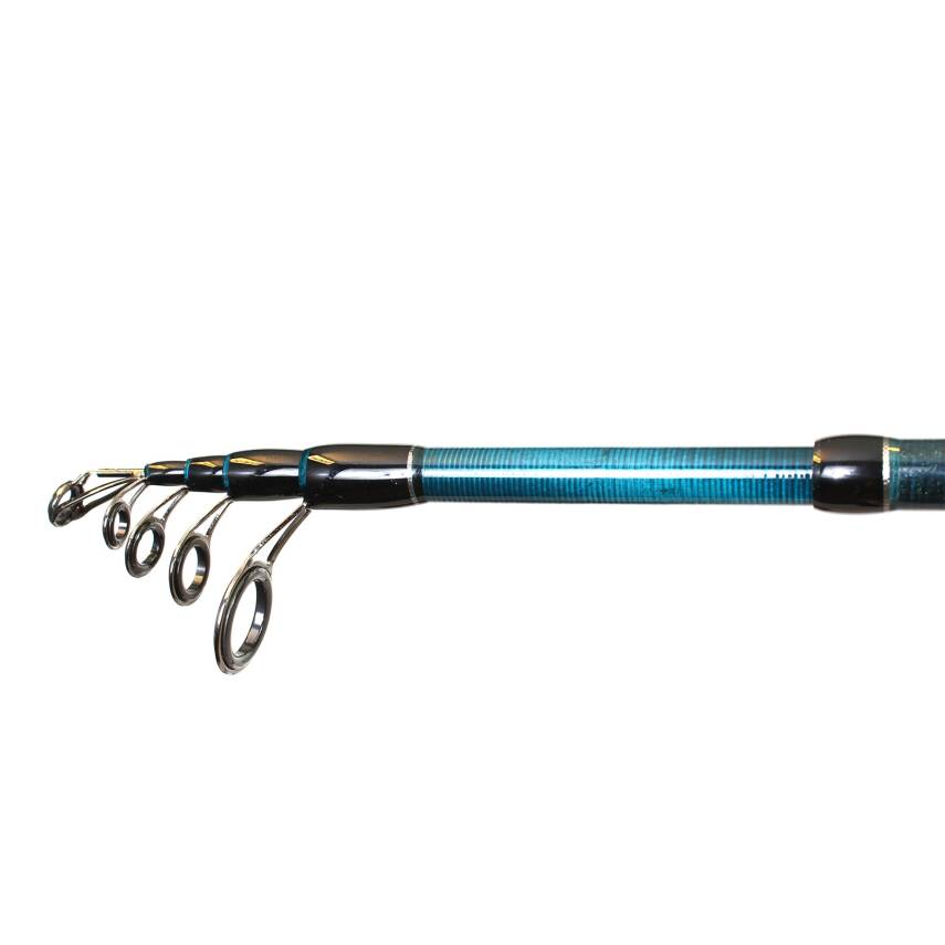 Captain 1641 Camelon Blue Tele Spin Kamış 4-19 & 5-21gr Atar - 3
