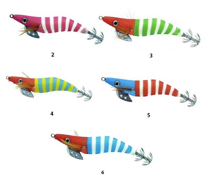 Captain 3005 Kalamar Zokası 10cm Striped Body Squid - 8