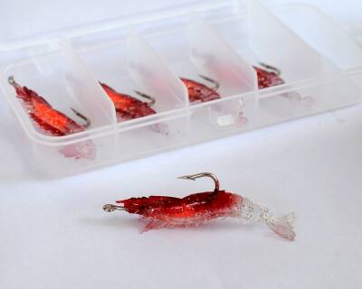 Captain 3062 Silikon Karides 5.5cm Suni Yem 5'li Kutu - 4
