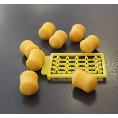 Captain 3498 Dumbell Yellow Color 8'li Paket Sazan Yemi - 3