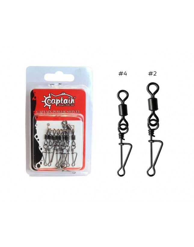 Captain 5035 Kilitli Klips Rolling 10'lu Paket Black Nikel - 1
