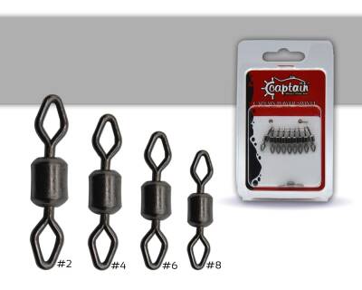 Captain 5080 Elmas Gözlü Fırdöndü 10'lu Paket Black Nikel - 2