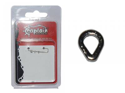 Captain 5144 Assist Halkası D-Halka 10'lu Paket İnox Naturel - 2