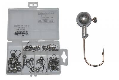 Captain 6436 Compact Eco Mix Kutulu Jig Head Seti 2-3-5-7gr 34lü Set - CAPTAİN
