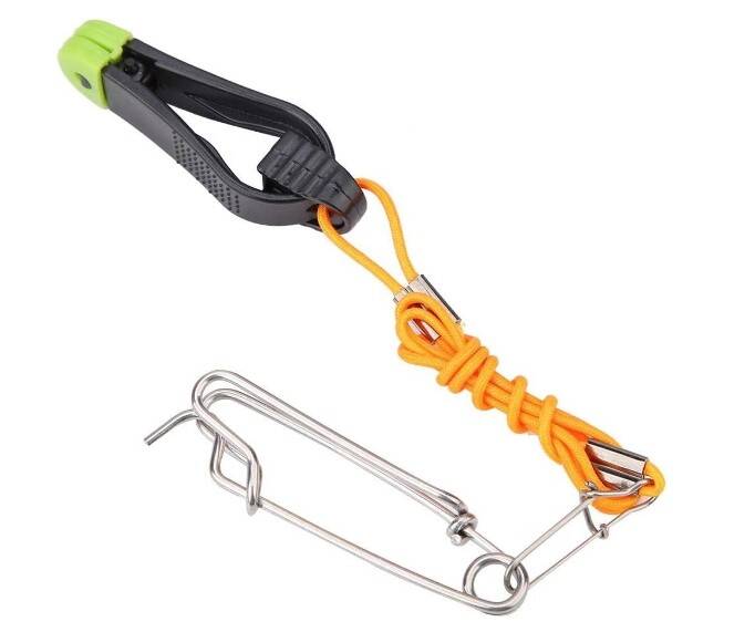 Captain 7652 Trolling Downrigger Clip 6cm + Trolling Snap Karabina 6cm - 1