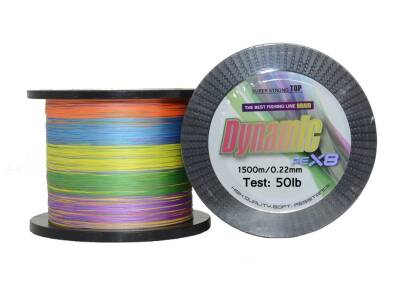Captain Dynamic PE 8 Örgü Spin İp Misina 1.500mt Multi Color - 5