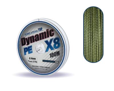 Captain Dynamic Soft PE 8 Örgü İp Misina 100mt Yeşil - 17