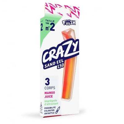 Crazy Sandeel CSE150/2 CSE514 3X Gövde Mango Juice Silikon Yem - Fiiish