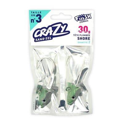 Crazy Sandeel CSE220/CSE224 30gr Shore Jig Head - Fiiish