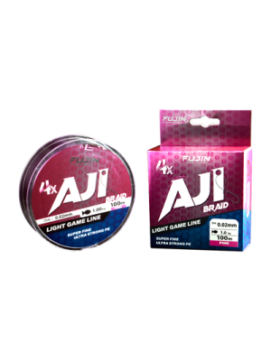 Fujin Aji Light Game Braid 4X 100Mt. Pink İp - Fujin