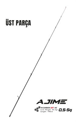 Fujin Ajime 198cm 05-5gr LRF Kamışı #1 Üst Parça - Fujin