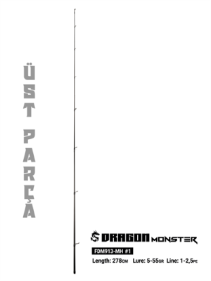 Fujin Dragon Monster 278cm 5-55gr Üst Parça - Fujin