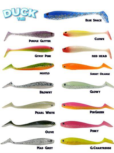 Fujin Duck Tail 9cm Silikon Balık - 1