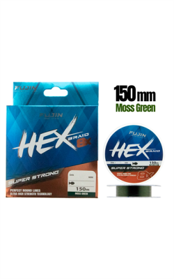 Fujin Hex 8X 150Mt. Moss green Pe Line - Fujin