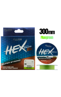 Fujin Hex Braid 8x 300mt Fluo Green PE İp Misina - Fujin