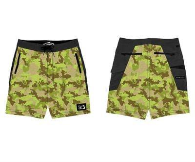 Fujin Performance Short Camo Pistachio - Fujin