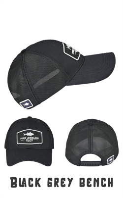 Fujin Pro Angler Black + Grey Bench Şapka - Fujin
