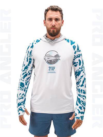 Fujin Pro Angler S24 Buff&Hoodie Lambuka Green #S - 2