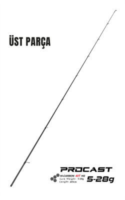 Fujin ProCast 265cm 5-28 gr #1 Üst Parça - Fujin