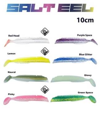 Fujin Salt Eel Body 10cm x3 Silikon Yem Gövde - Fujin