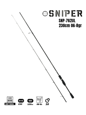 Fujin Sniper 230cm 06-8gr Ultra Light LRF Kamışı FSN-762UL - Fujin
