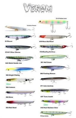 Fujin Venom 120mm 20gr Su Üstü Maket Balık - Fujin