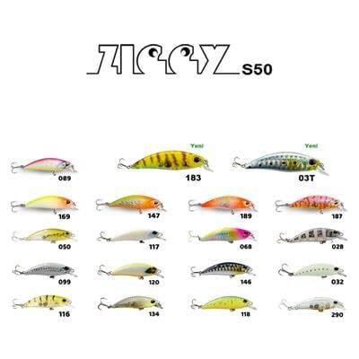 Fujin Ziggy 50mm 3.6gr LRF Maket Balık - Fujin