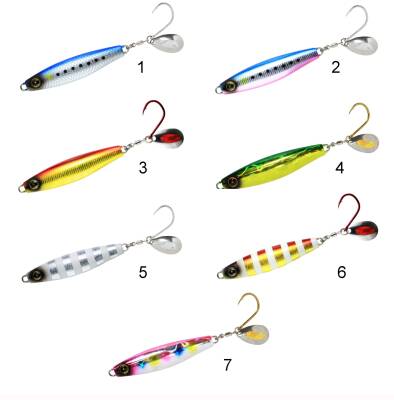Hayabusa FS 437 Jack Eye Sawara Cast Spin 50gr Light Jig Suni Yem - 1