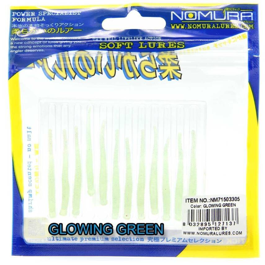 Nomura NM71502205 Stick Rib 5cm Aromalı LRF Silikon Yem 12'li Set - 6