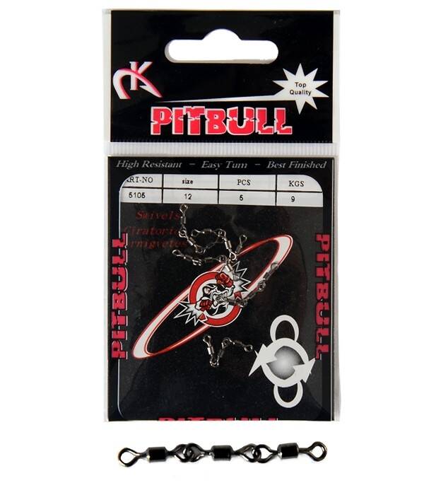 Pitbull 5105 3 Zincir Fırdöndü 5'li Paket Black Nikel - 3