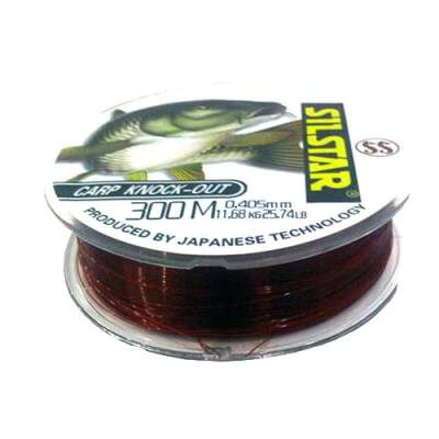 Silstar 1170 Carp Knock Out 300mt Monofilament Misina Kahverengi - SİLSTAR